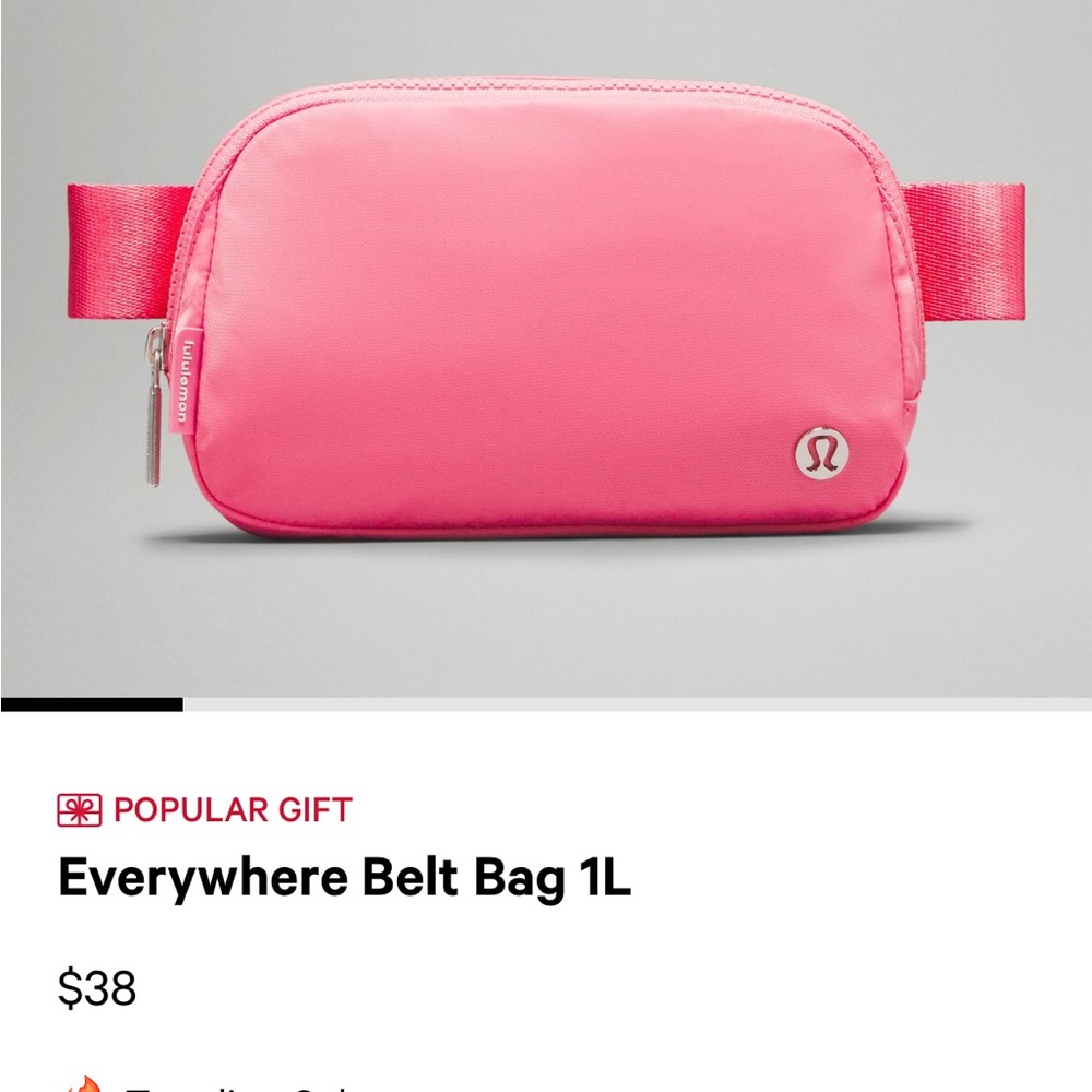 NWOT Lulu Lemon 1L Belt Bag Used 2-3 Times